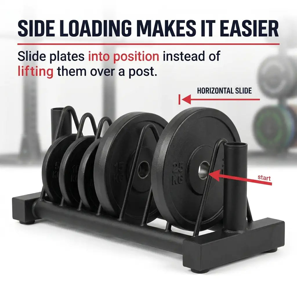 Standard Weight Plate Storage Rack