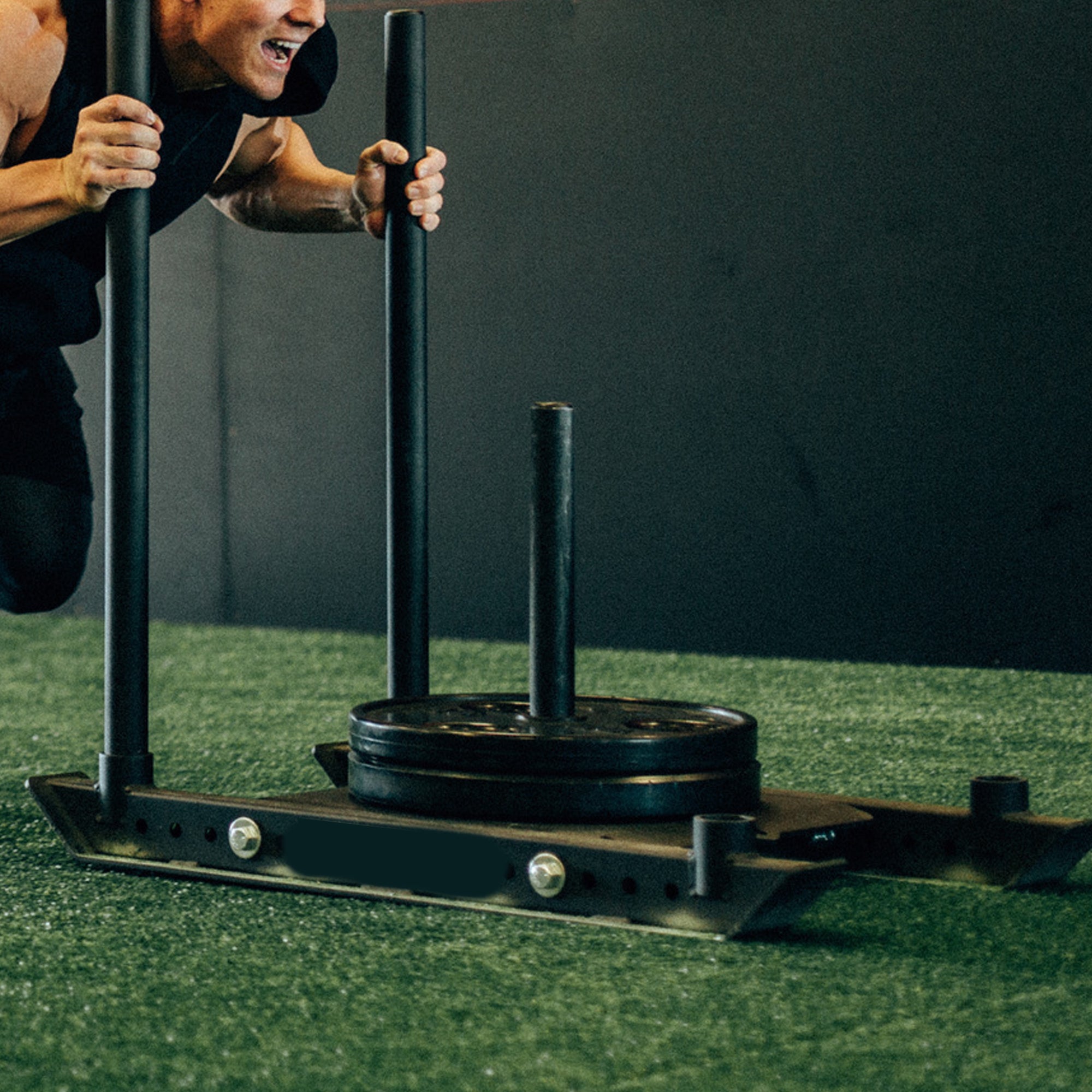 Commercial Power Sled with Sprint Mat for Strength Training