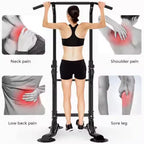Pull-Up & Dip Station Power Tower for Full-Body Training