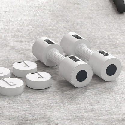 3-in-1 Adjustable Dumbbell Pair – 2x2.5kg or 2x10kg | Free Weights for Home Gym | Adjustable Dumbbells Set for Women & Men with Non-Slip Grip & Secure Lock