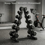 Hex Dumbbell Tier & Layer Storage Racks