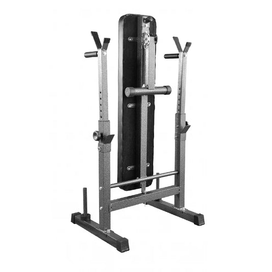 Adjustable Weight Bench with Dip Station & Barbell Rack – Foldable 3-in-1 Strength Training Bench for Home Gym, Garage & Full-Body Workouts
