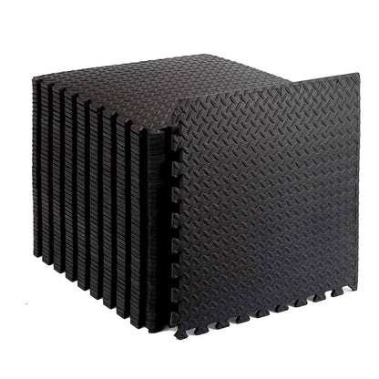Premium Interlocking Puzzle Exercise Mat 10mm for Home Gym