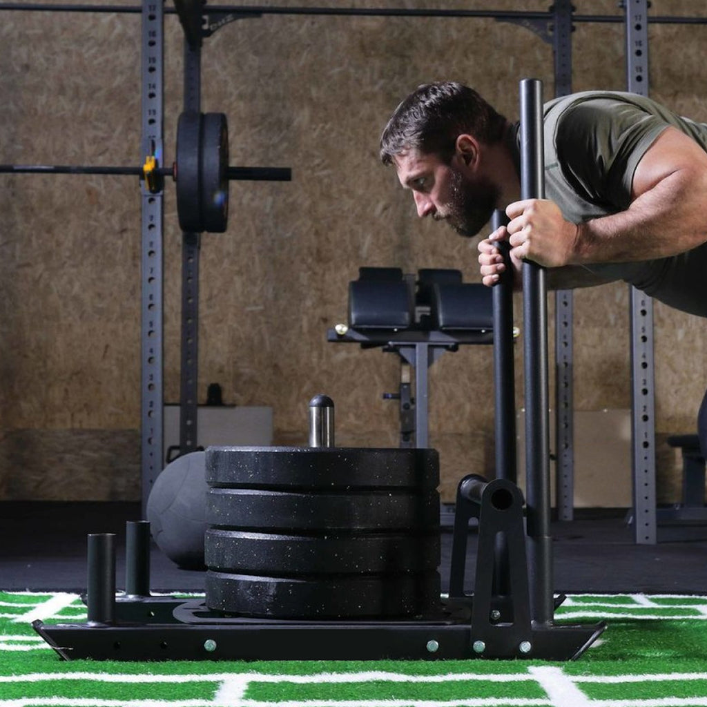 Commercial Power Sled with Sprint Mat for Strength Training