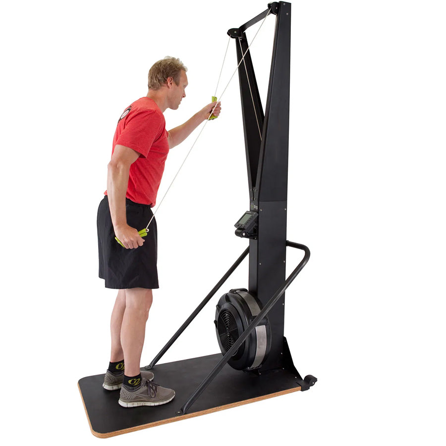 Ski Exercise Machine - Full-Body Cardio & Strength Trainer - Nordic Skiing Simulator with LED Monitor - Low-Impact Home Fitness Equipment - Adjustable Resistance - Cross Training Elliptical Design