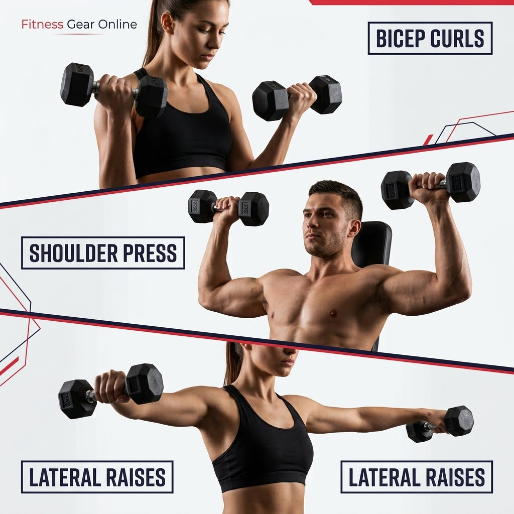 Hex Dumbbell Sets
