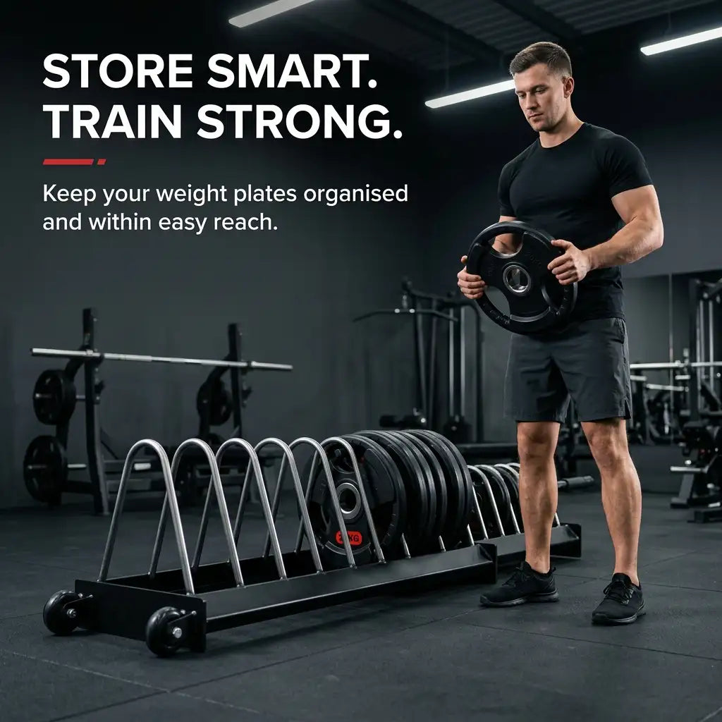 Extended Weight Plate Storage Rack