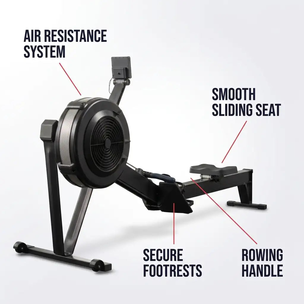 Indoor Air Resistance Rowing Machine