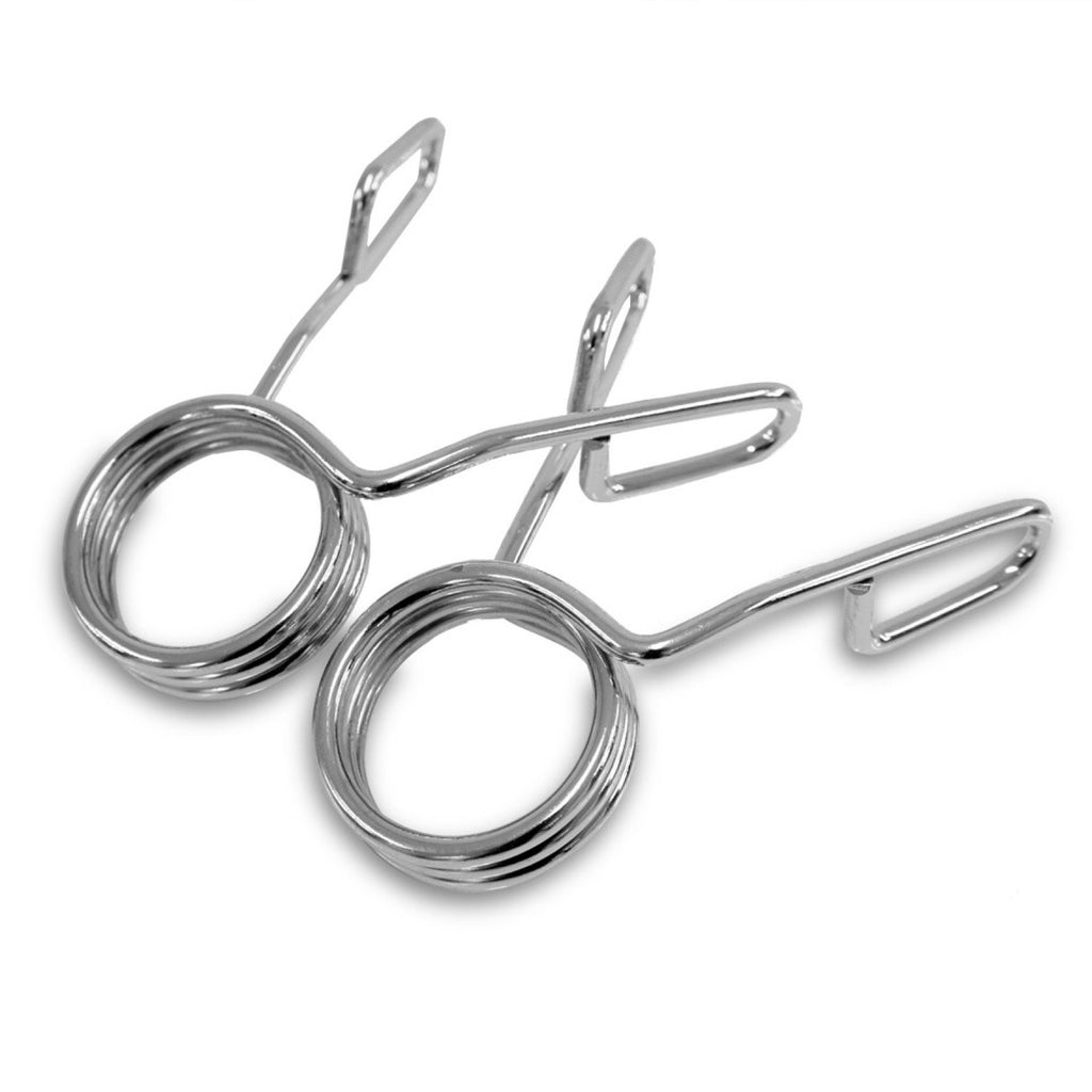 Premium Olympic 2" Barbell with Spring Collars for Training