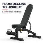 Adjustable Weight Bench with 9 Positions
