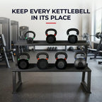 Commercial 2-Tier Kettlebell Rack