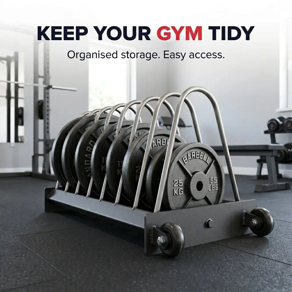 Extended Weight Plate Storage Rack