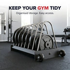 Extended Weight Plate Storage Rack
