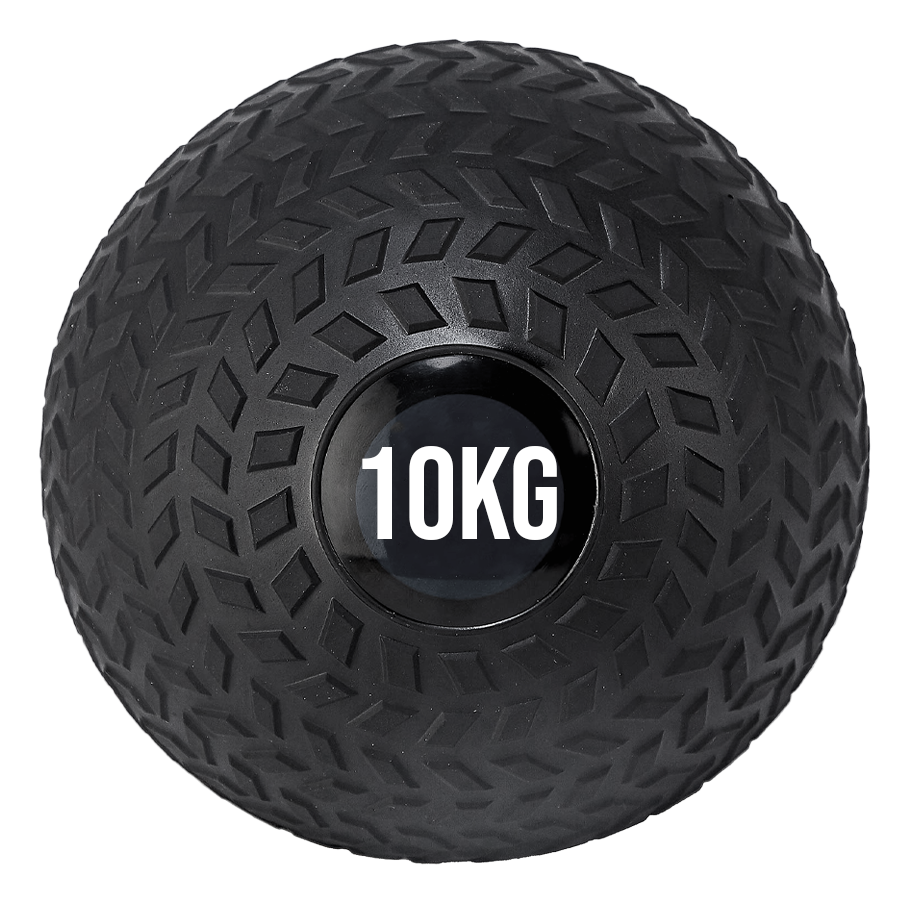 Treaded Slam Balls - Heavy-Duty Rubber Medicine Balls for Explosive Power Training - Non-Bounce Textured Grip for Strength, Core & Cardio Workouts -