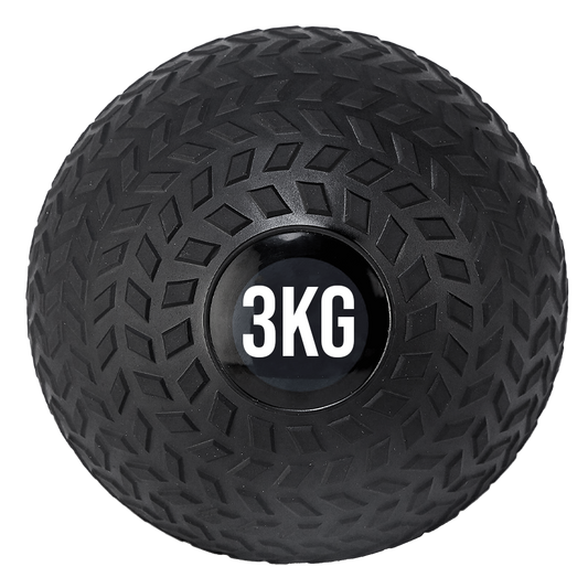 Treaded Slam Balls - Heavy-Duty Rubber Medicine Balls for Explosive Power Training - Non-Bounce Textured Grip for Strength, Core & Cardio Workouts -