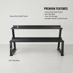 Commercial 2-Tier Kettlebell Rack