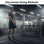 Commercial 2-Tier Kettlebell Rack