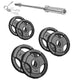 60KG Set (2x5KG + 2x10KG + 2x15KG) / With 5ft Barbell & Clips