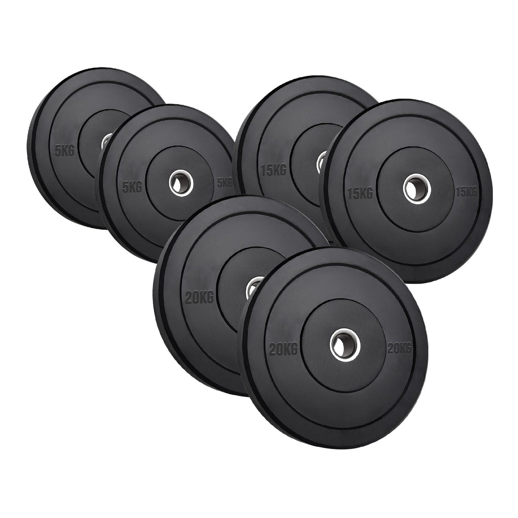 Olympic Bumper Plates with Stainless Steel Insert for Gym