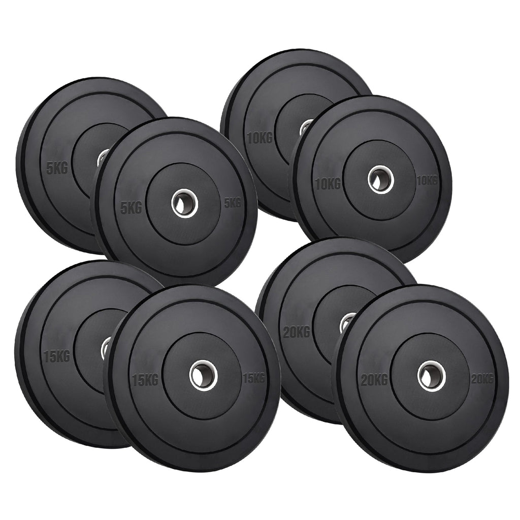 Olympic Bumper Plates with Stainless Steel Insert for Gym