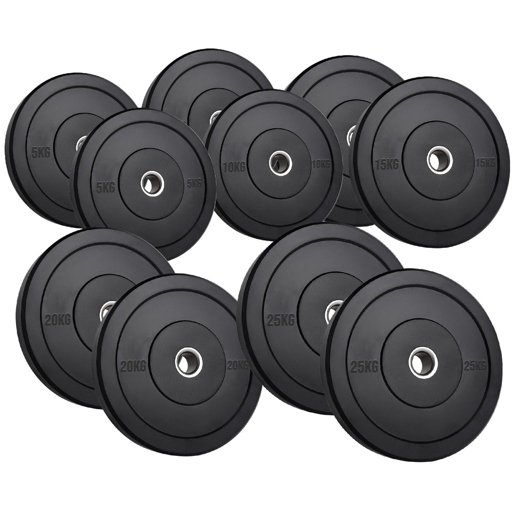 Olympic Bumper Plates with Stainless Steel Insert for Gym