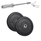 Olympic Bumper Plates with Stainless Steel Insert for Gym