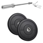 Olympic Bumper Plates with Stainless Steel Insert for Gym