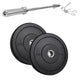 2 x 25kg / With 4ft Barbell & Clips