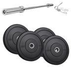 Olympic Bumper Plates with Stainless Steel Insert for Gym