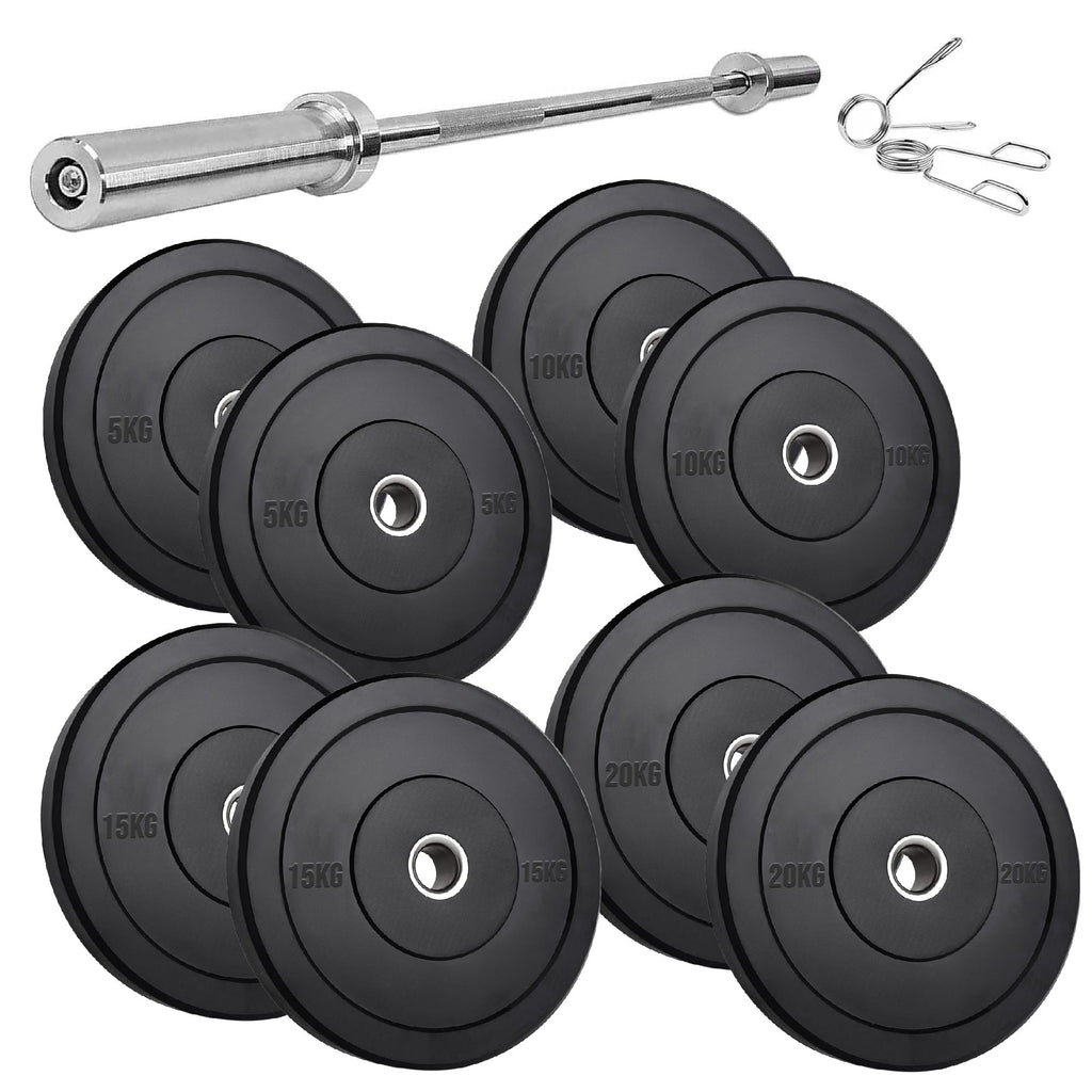Olympic Bumper Plates with Stainless Steel Insert for Gym