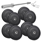 Olympic Bumper Plates with Stainless Steel Insert for Gym
