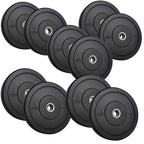 Olympic Bumper Plates with Stainless Steel Insert for Gym