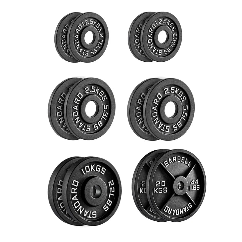 Cast Iron Weight Plate Set