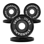 Olympic 2" Cast Iron Weight Plates for Strength Training