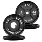 Olympic 2" Cast Iron Weight Plates for Strength Training