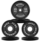 Olympic 2" Cast Iron Weight Plates for Strength Training