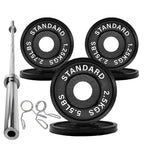 Olympic 2" Cast Iron Weight Plates for Strength Training