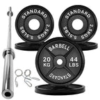 Olympic 2" Cast Iron Weight Plates for Strength Training
