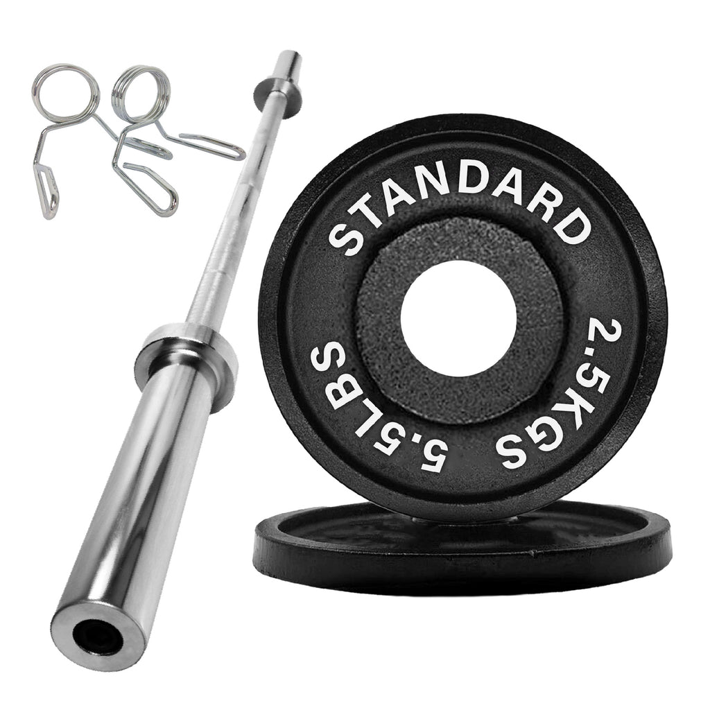 Olympic 2" Cast Iron Weight Plates for Strength Training