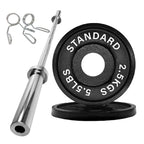 Olympic 2" Cast Iron Weight Plates for Strength Training