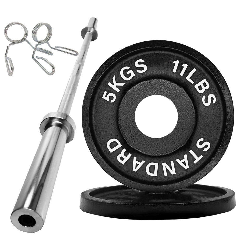 Olympic 2" Cast Iron Weight Plates for Strength Training