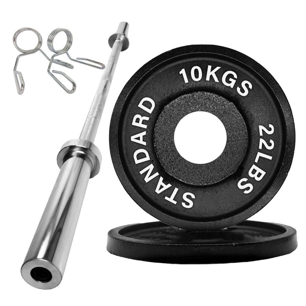 Olympic 2" Cast Iron Weight Plates for Strength Training