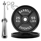 Olympic 2" Cast Iron Weight Plates for Strength Training