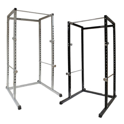 G100 Heavy-Duty Power Rack - Professional Strength Training Station with Integrated Pull-up Bar - Reinforced Steel Construction - Spacious Design for Compound Lifts - Customisable with Optional