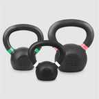 Cast Iron Kettlebells with Smooth Wide Handle for Training