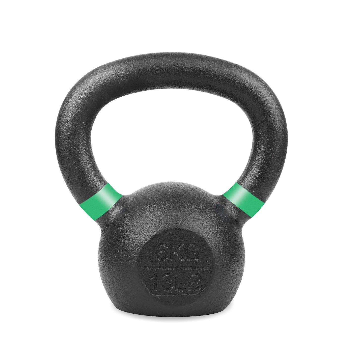 Cast Iron Kettlebells - Premium Solid Construction with Smooth Wide Handle for Swing Training - Multiple Weight Options Available - Perfect for Home Gym
