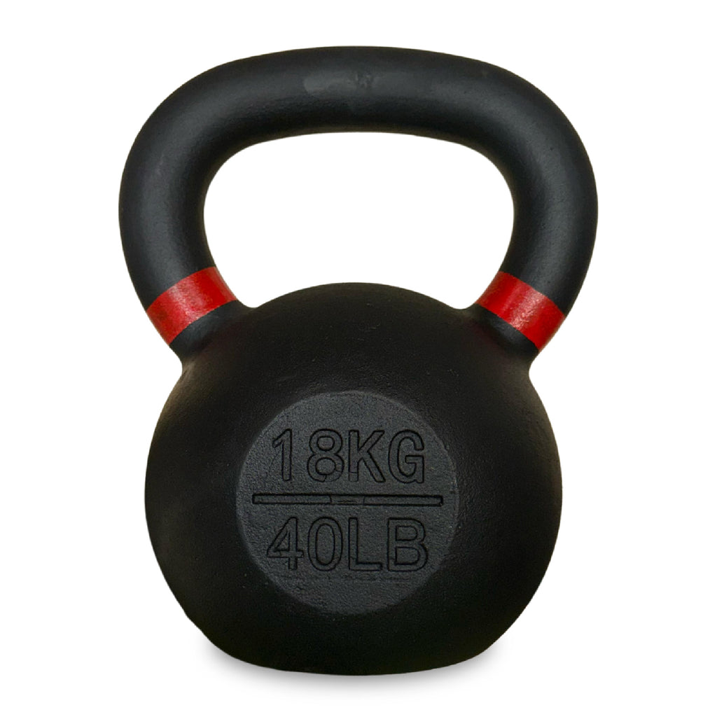 Cast Iron Kettlebells with Smooth Wide Handle for Training
