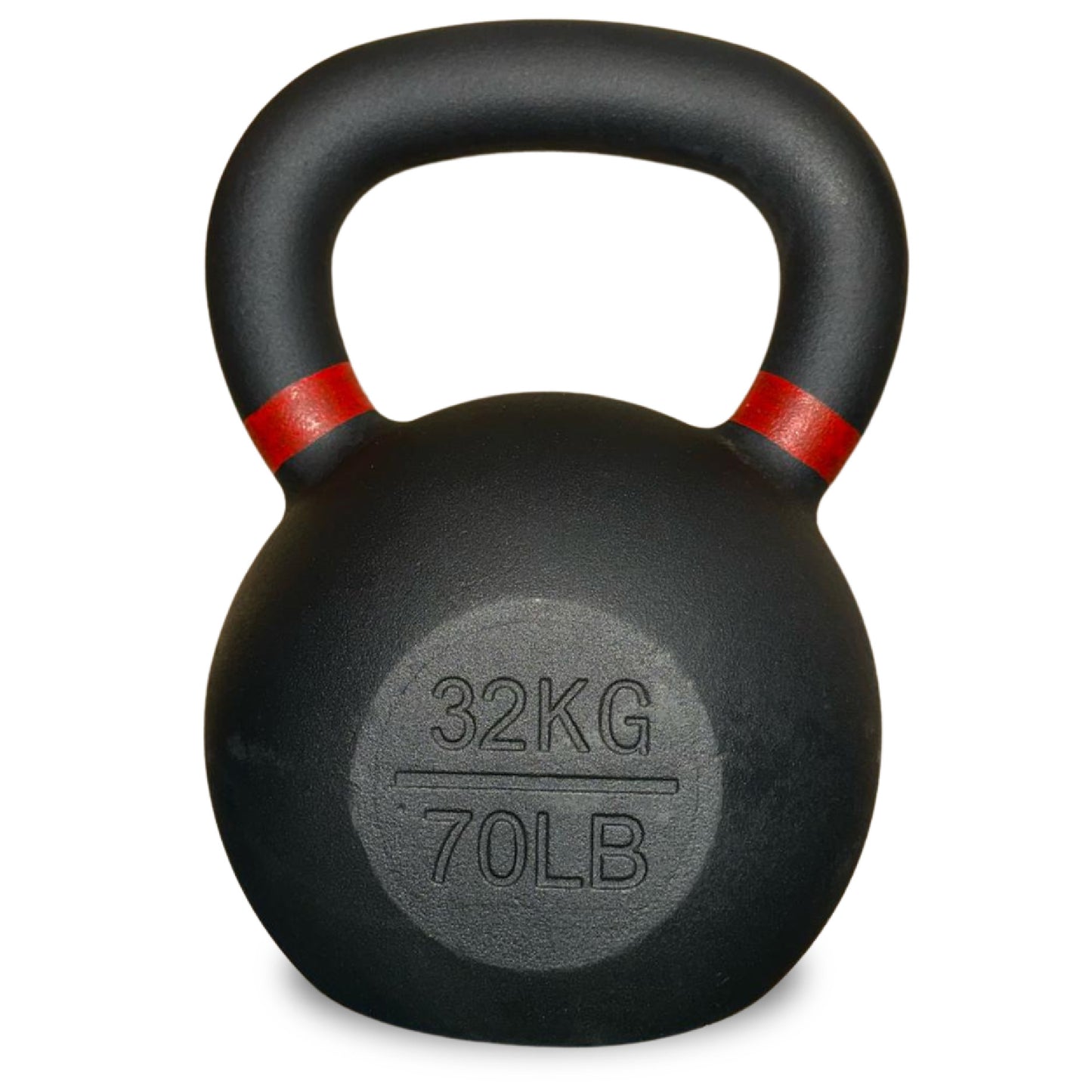 Cast Iron Kettlebells - Premium Solid Construction with Smooth Wide Handle for Swing Training - Multiple Weight Options Available - Perfect for Home Gym