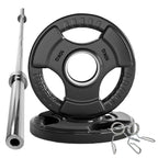 Premium Tri-Grip Olympic Weight Plate for Strength Training