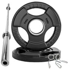 Premium Tri-Grip Olympic Weight Plate for Strength Training